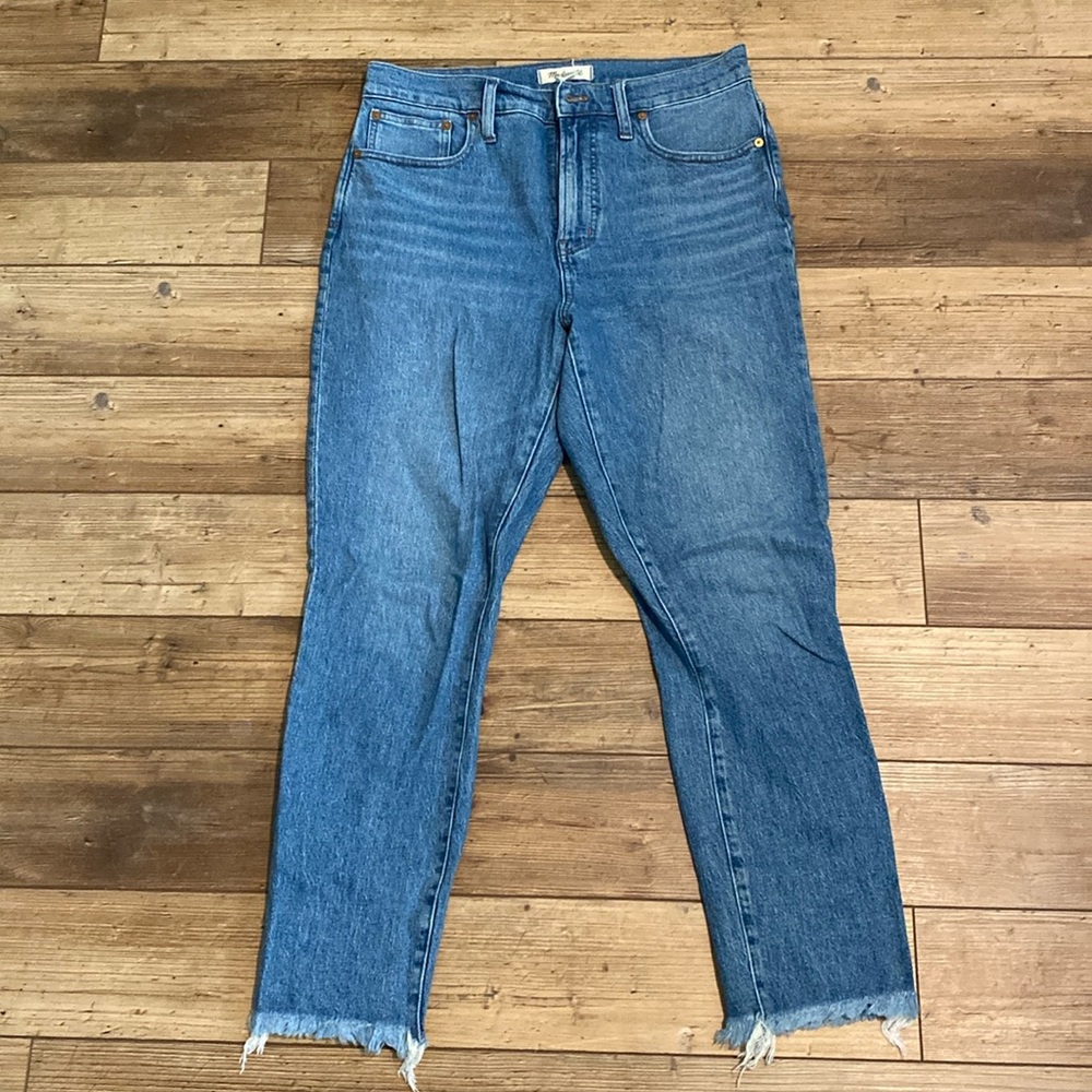Madewell - The Perfect Vintage Jean - size 29 - raw hem